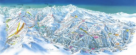 Grandvalira mapa pistas de esquí Soldeu El Tarter Pas de la Casa Grau Roig Plan des pistes de ski Grandvalira